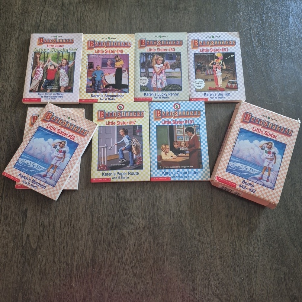Babysitter Club Little Sister Edition Lot Of 8 *4,49,50,51 52x2,97,101
